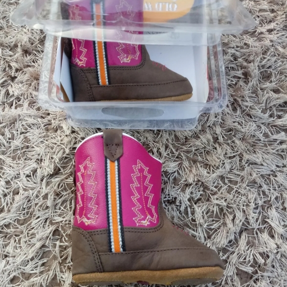 OLD WEST BABY COWGIRL BOOTS - Picture 8 of 11